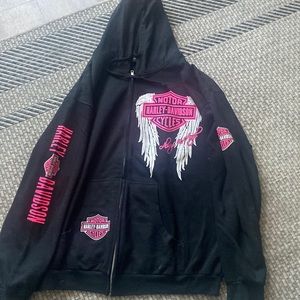 Harley Davidson zipper sweatshirt